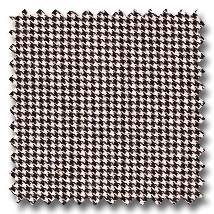 Black & White Houndstooth 100% Wool