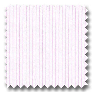 Pink Stripe 2Ply Broadcloth - Custom Dress Shirt