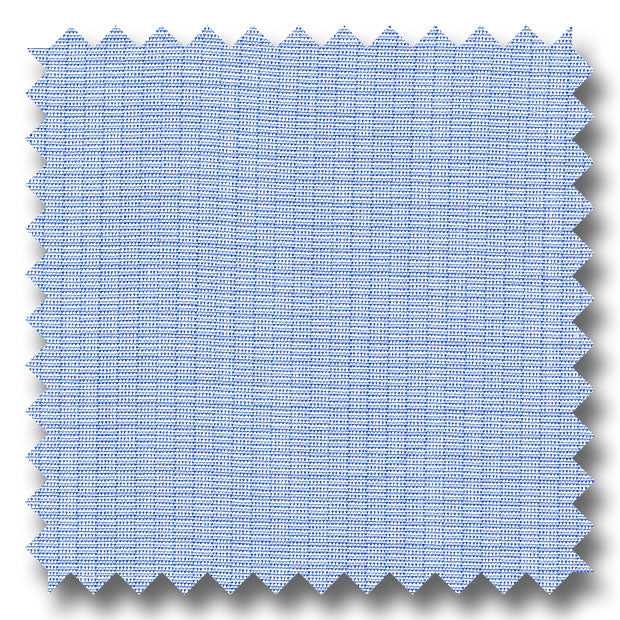Blue Check 2Ply Broadcloth - Custom Dress Shirt
