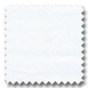 White on White Diagonal Pique 140 2Ply - Custom Dress Shirt