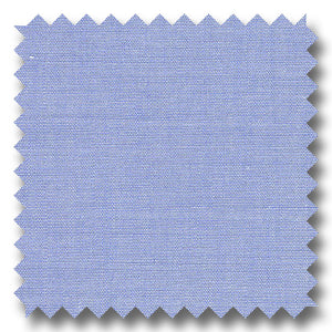 Blue Solid 2Ply Broadcloth - Custom Dress Shirt