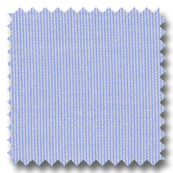 Light Blue Mini Stripe 2Ply - Custom Dress Shirt