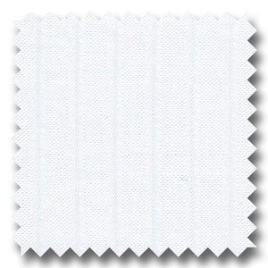 White on White Stripe 2Ply - Custom Dress Shirt