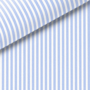 Light Blue Stripe Broadcloth Dress Shirt