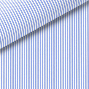 Blue Stripe Broadcloth Dress Shirt