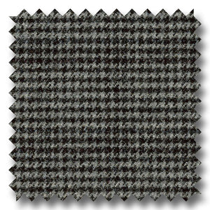 Gray and Black Houndstooth Check 100's Twist Lambswool Custom Sport Coat