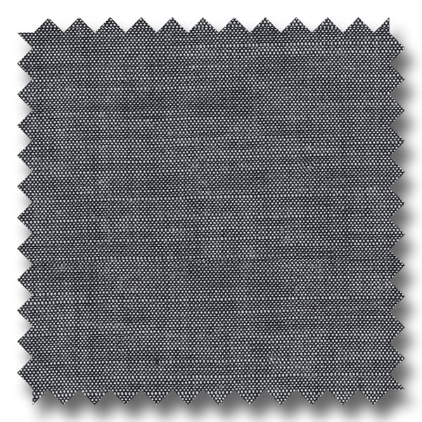 Black Solid Broadcloth - Custom Dress Shirt