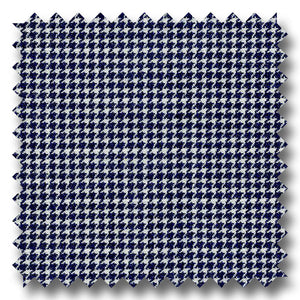 Navy Check Twill - Custom Dress Shirt