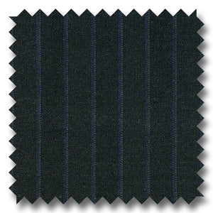 Steel Blue with Tan & Blue Stripes 100% Wool