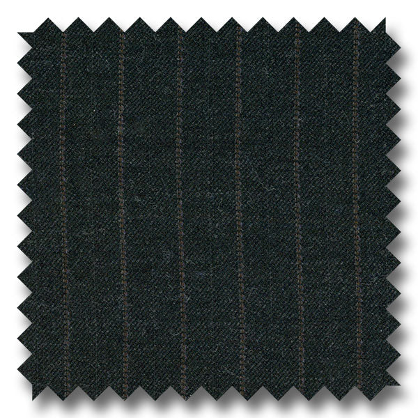Charcoal Gray Stripes 100% Wool