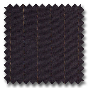 Navy with Tan Stripes 100% Wool