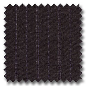 Gray with Purple Double Stripes 100% Wool