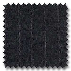 Charcoal Gray Stripes 100% Wool