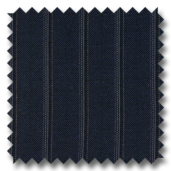 Navy with Multi Stripes 100% Wool