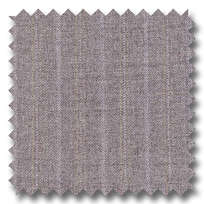 Gray with Silver & Cream Stripes 100% Wool