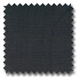 Black Windowpane 100% Wool