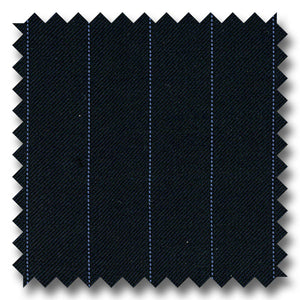 Navy Stripes 100% Wool