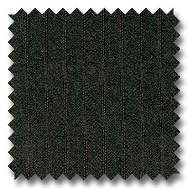 Black Herringbone with Shadow Stripes 100% Wool
