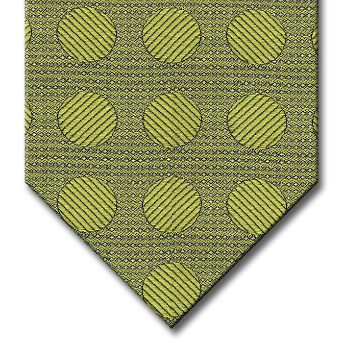 Lime Dot Pattern Tie