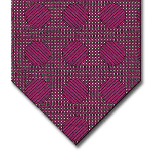 Dark Pink Dot Pattern Tie