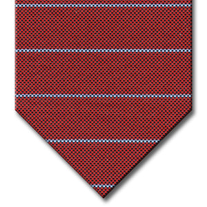 Burgundy with Light Blue Stripe Tie