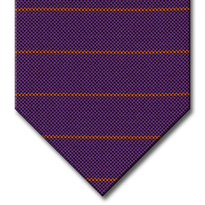 Purple with Orange Stripe Tie