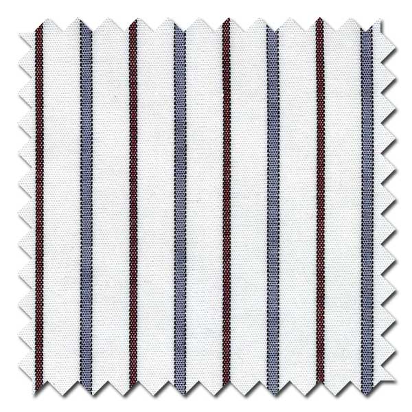 Burgundy and Gray Stripe Custom Dress Shirt