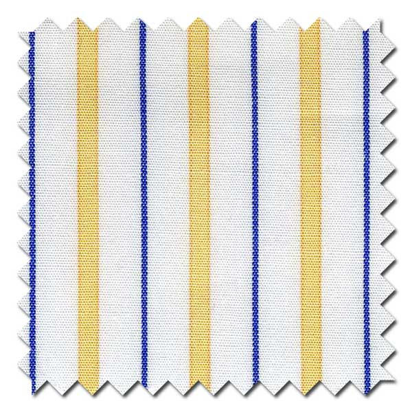 Royal Blue and Sand Stripe Custom Dress Shirt