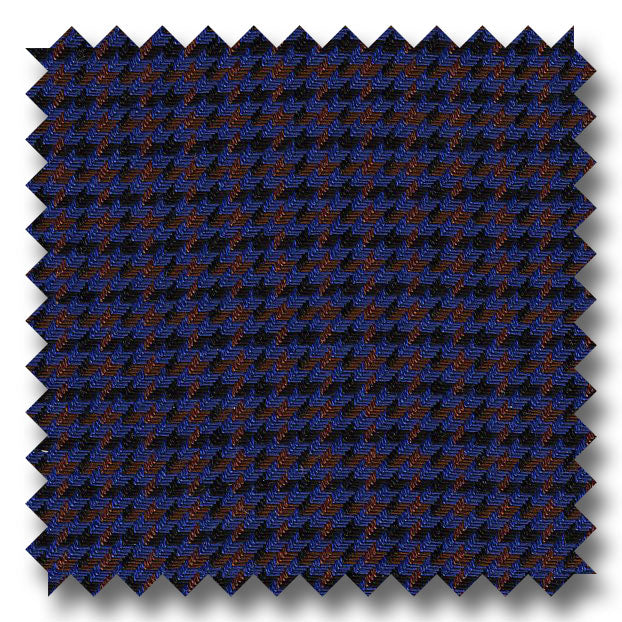 Texture Plaid Blue, Black and Red - Custom Dress Shirt